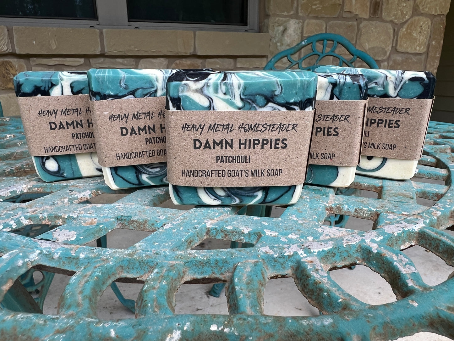 Damn Hippies....Patchouli Goat's Milk Soap