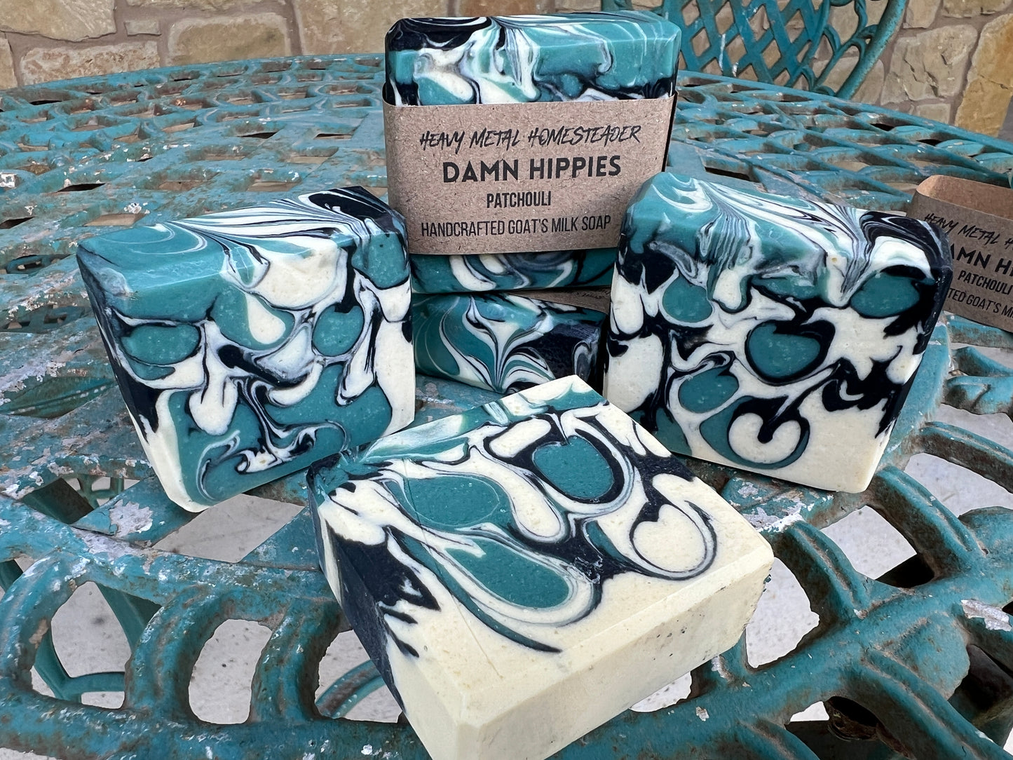 Damn Hippies....Patchouli Goat's Milk Soap