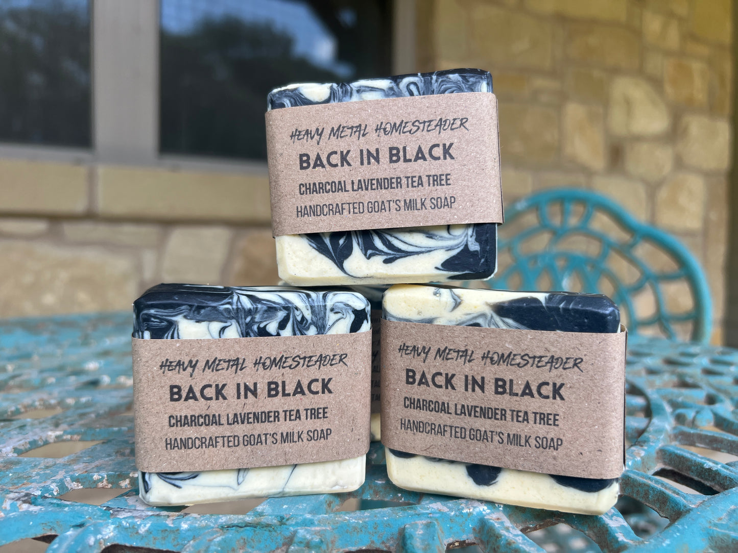 Back in Black...Charcoal & Clay Goat's Milk Soap