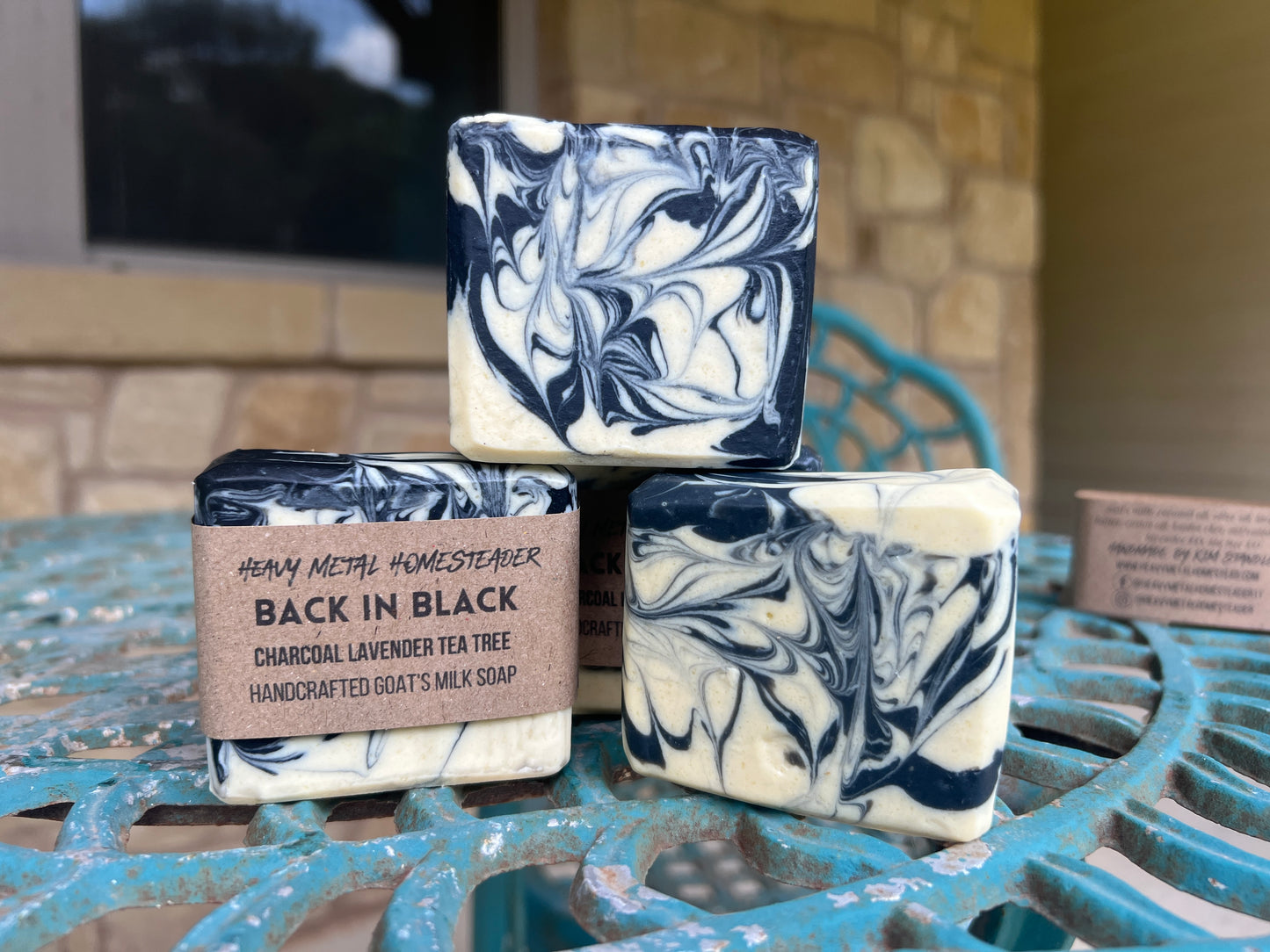 Back in Black...Charcoal & Clay Goat's Milk Soap